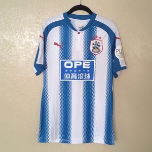 Puma Huddersfield Town 2017-18 Home Football Shirt